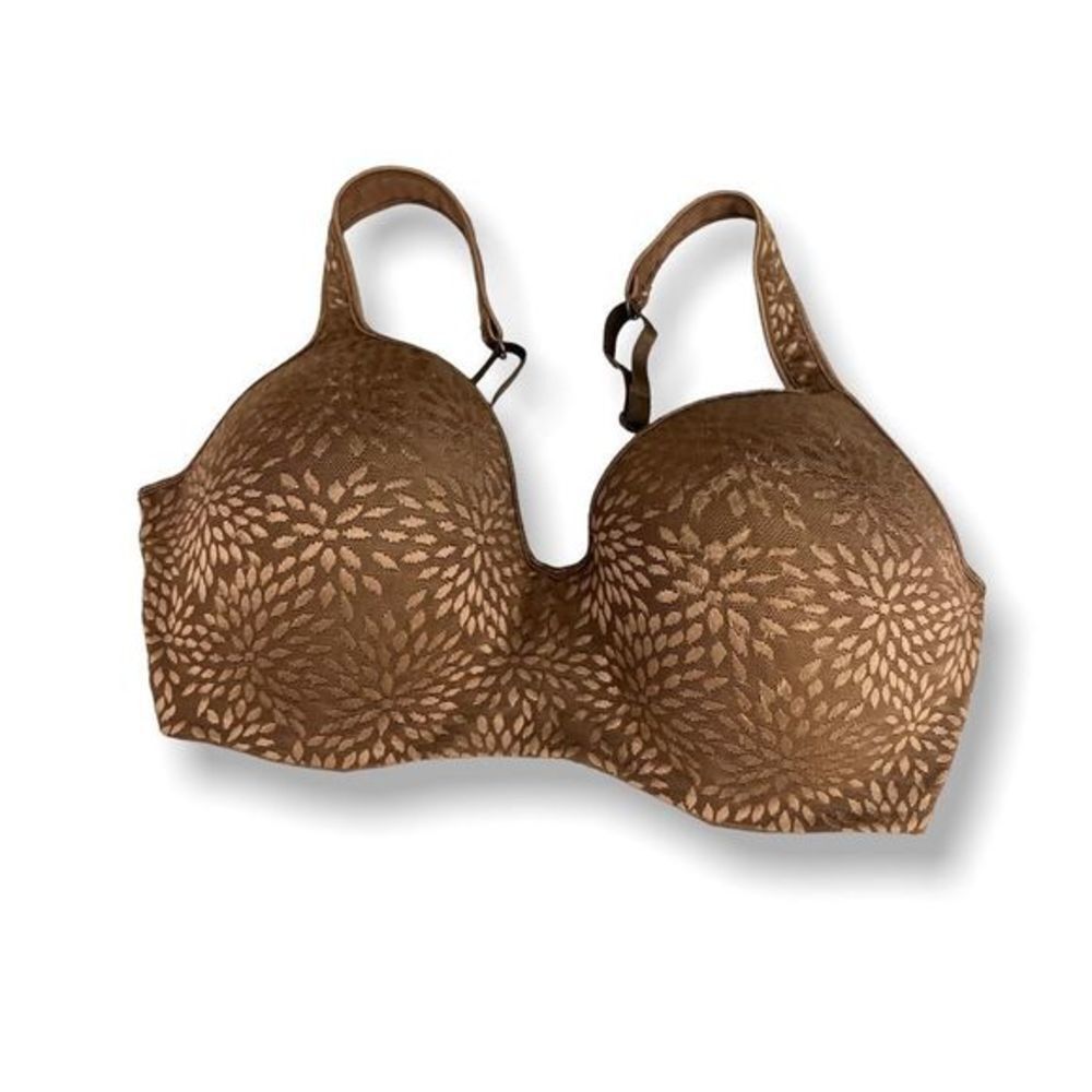 Playtex Bra Secrets Amazing Shape Balconette Underwire Bra Brown 40D